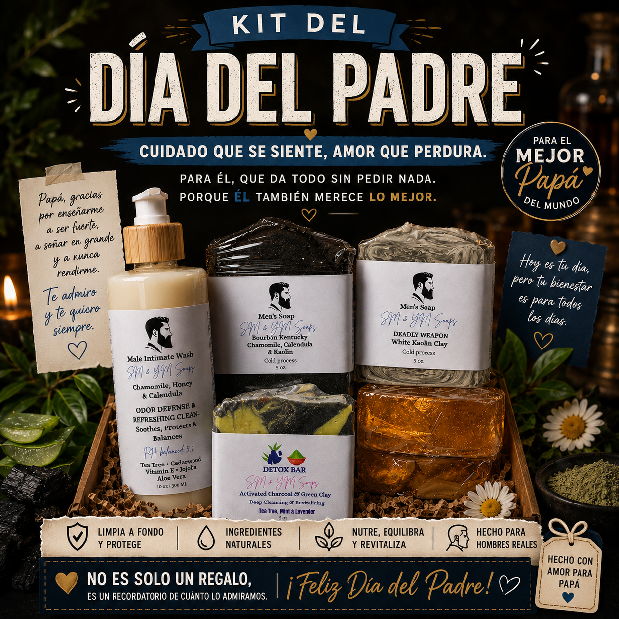 Father’s Day Special Kit | Care, Freshness & Wellness/Kit Especial Día del Padre | Cuidado, Frescura y Bienestar