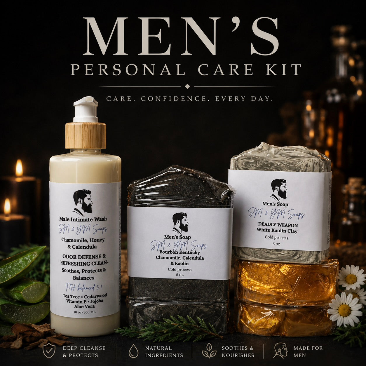Men’s Personal Care Kit/Kit de cuidado personal para hombres