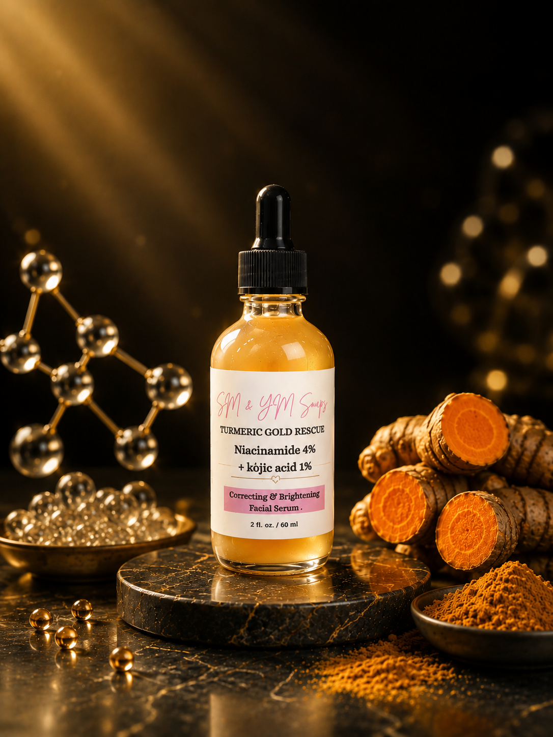⁠✨COMING SOON: TURMERIC GOLD RESCUE FACE SERUM / Available April 18/ PRÓXIMAMENTE: SUERO FACIAL RESCATE DE ORO CÚRCUMA / Disponible el 18 de abril