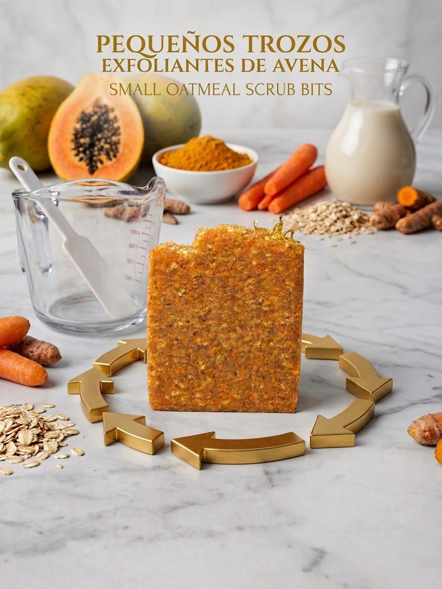 🏷️ ACNE-CLEAR & TURMERIC GLOW handmade soap/Jabon Anti-Acné e Iluminador