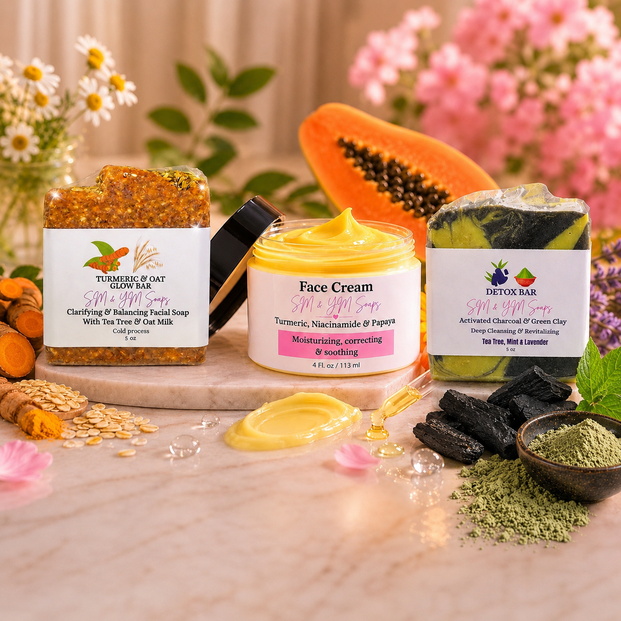 ✨ Detox & Glow Skincare Kit – Brighter & Healthier Looking Skin/Kit Facial Detox & Glow – Piel Luminosa y Renovada