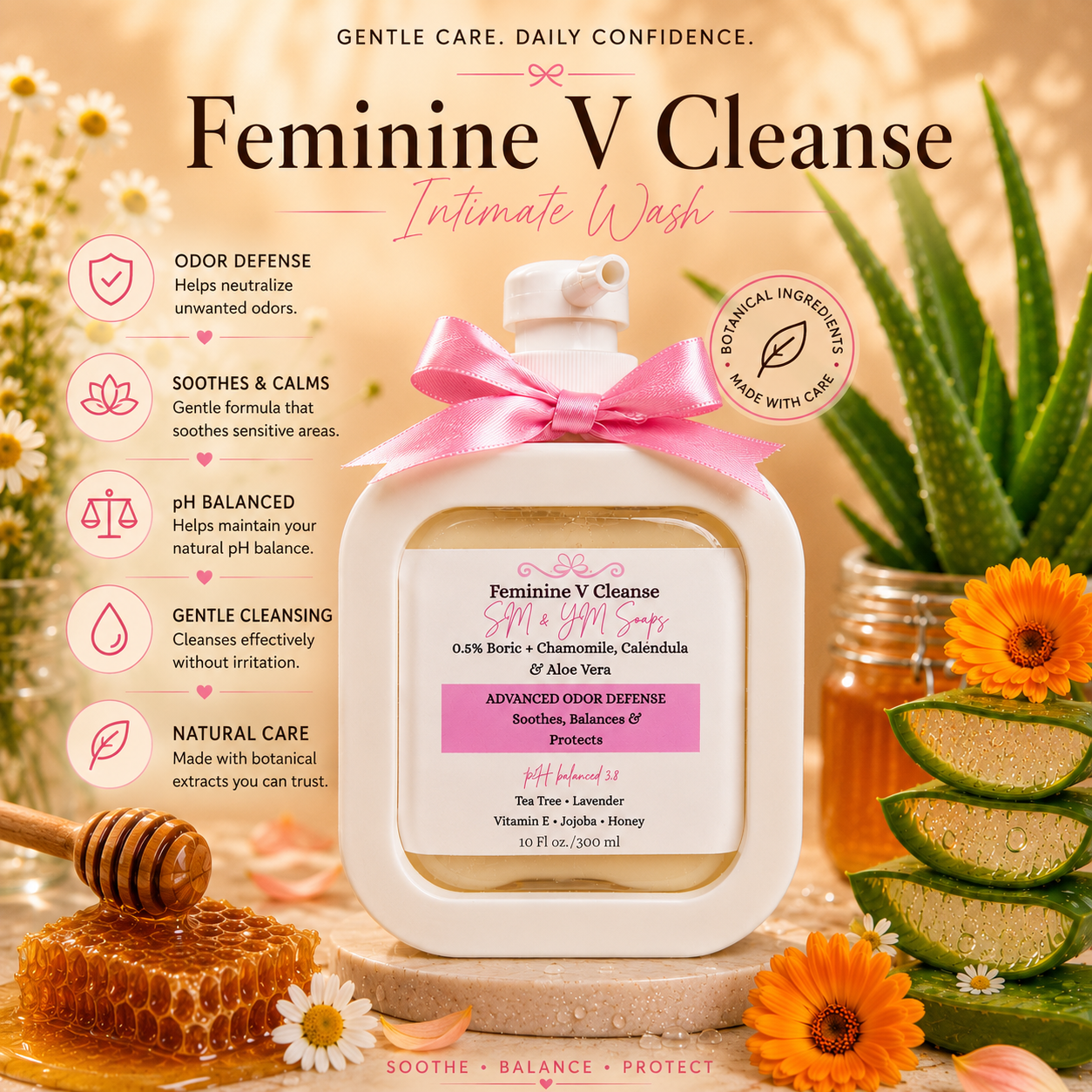 ✨ Luxury Ultra-Gentle Intimate Wash | pH Balance & Freshness ✨