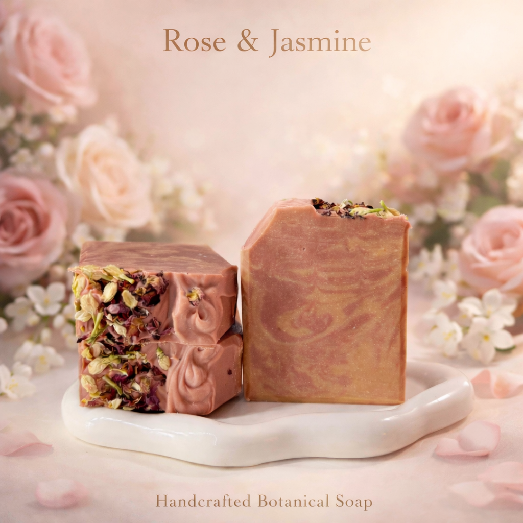 Elegance of Rose and Jasmine 🌹Nutritious Artisanal handmadeSoap avaliable